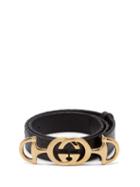 Matchesfashion.com Gucci - Horsebit Buckle Quilted Leather Belt - Womens - Black