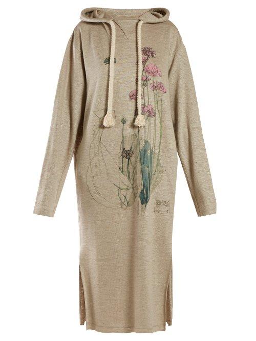 Matchesfashion.com Loewe - X Charles Rennie Mackintosh Sweatshirt Dress - Womens - Beige Multi