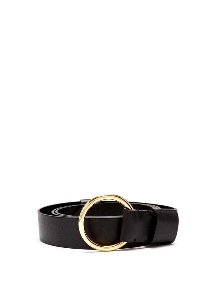 Diane Von Furstenberg Ring-buckle Leather Belt