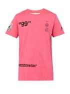 Matchesfashion.com Off-white - Impressionism Print T Shirt - Mens - Pink