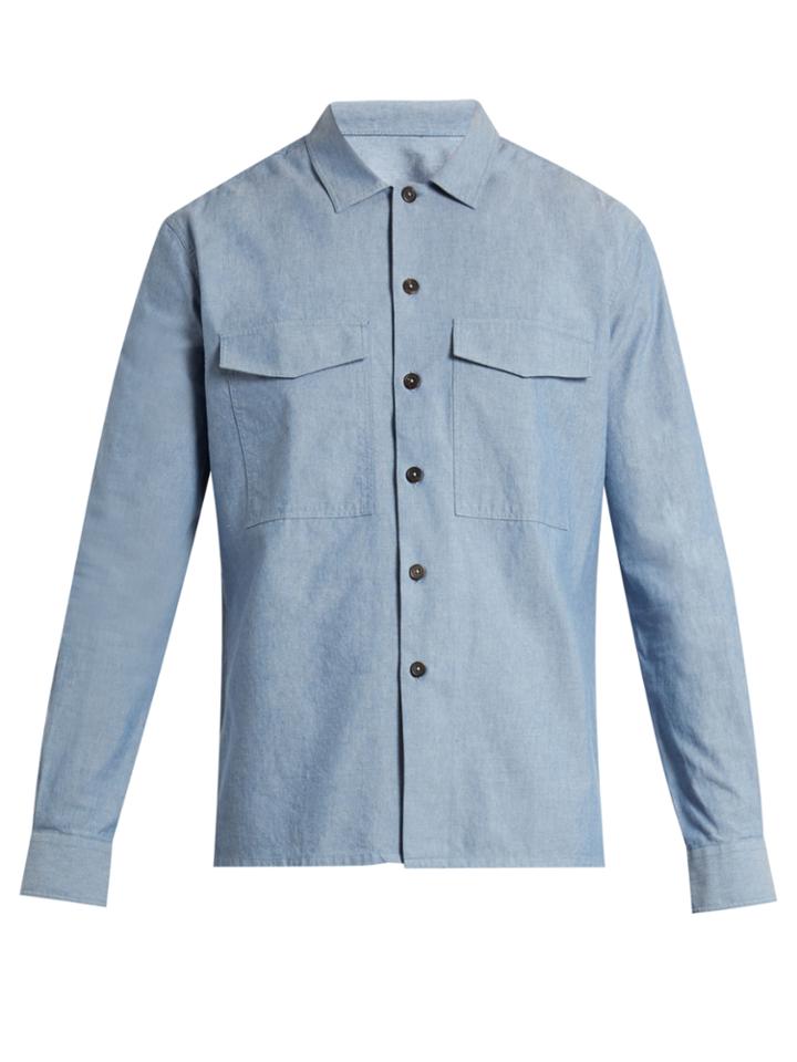 Ami Cotton Oxford Shirt