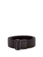 Alexander Mcqueen - Logo-jacquard D-ring Webbing Belt - Mens - Black