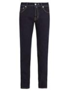 Jacob Cohën Contrast-stitch Mid-rise Slim-leg Jeans