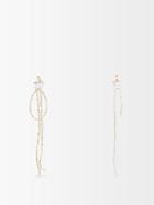 Anita Berisha - Shooting Stars Pearl & 12kt Gold-plated Earrings - Womens - Pearl