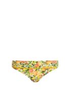 Stella Mccartney Citrus-print Ruched Bikini Briefs