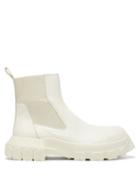 Matchesfashion.com Rick Owens - Bozo Tractor Beetle Leather Chelsea Boots - Mens - White Multi