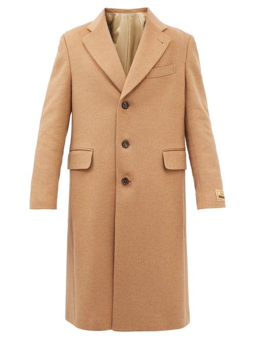 Gucci - Single-breasted Camel Coat - Mens - Camel