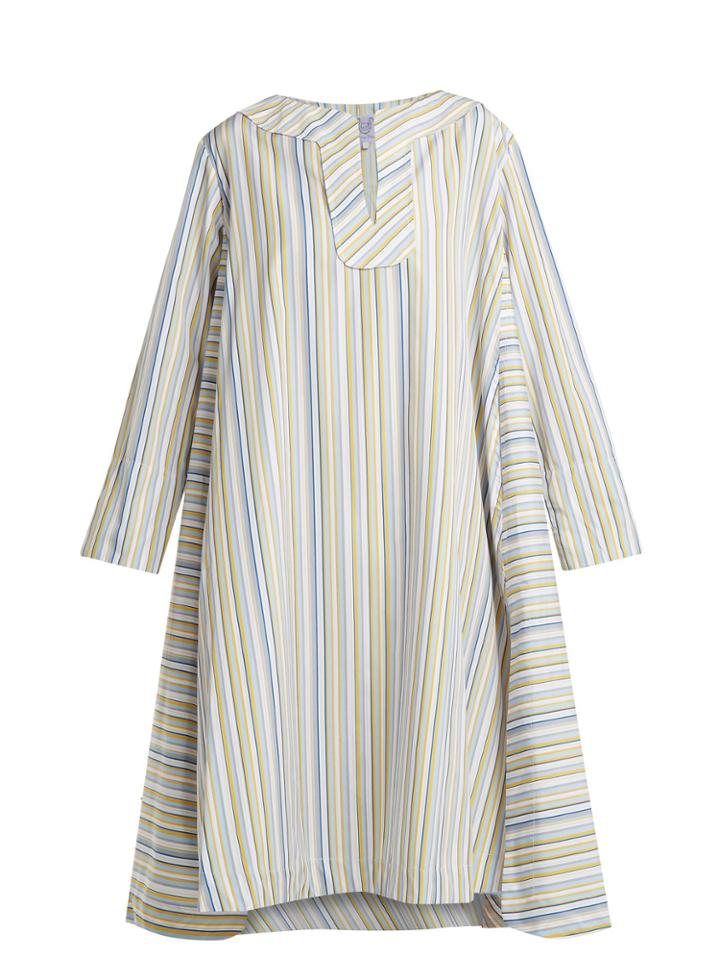 Thierry Colson Samie Striped Cotton Kaftan