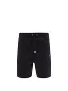 Matchesfashion.com Frame - Drawstring-waist Cotton-blend Jersey Shorts - Mens - Black