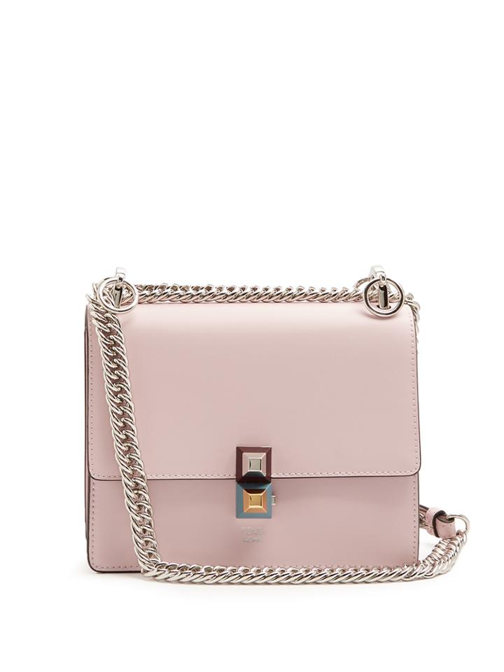 Fendi Kan I Leather Cross-body Bag