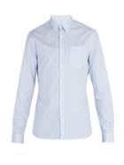 Prada Single-cuff Striped Cotton-poplin Shirt