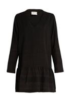 Cecilie Copenhagen Dress 2, V, Scarf-jacquard Long-sleeved Dress