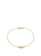 Lizzie Mandler - Clat Diamond & 18kt Gold Chain Bracelet - Womens - Yellow Gold