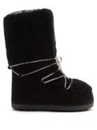 Matchesfashion.com Bogner - Cervinia Shearling And Suede Snow Boots - Womens - Black