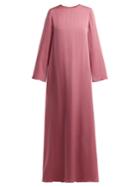 The Row Antoi Round-neck Silk Tunic-dress