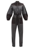 Matchesfashion.com Sea - Gabriette Panelled Cotton Jumpsuit - Womens - Grey
