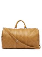 Bottega Veneta - Hydrology Intrecciato-leather Duffel Bag - Mens - Brown