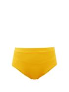 Matchesfashion.com Cossie + Co - The Lucinda High-rise Bikini Briefs - Womens - Yellow
