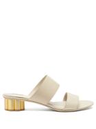 Salvatore Ferragamo Belluno Column-heel Leather Sandals