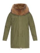 Mr & Mrs Italy Fur-lined Canvas Parka