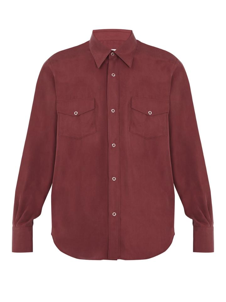 Cobra S.c. Ranger Point-collar Silk Shirt