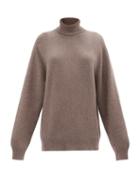 Raey - Recycled-cashmere Blend Roll-neck Sweater - Womens - Brown