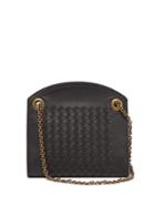 Matchesfashion.com Bottega Veneta - Intrecciato Leather Cross Body Bag - Womens - Black