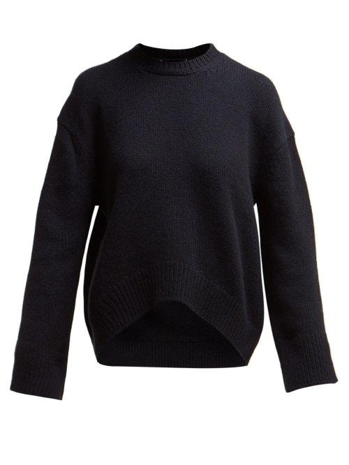 Matchesfashion.com Brock Collection - Oste Cashmere Sweater - Womens - Navy