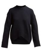 Matchesfashion.com Brock Collection - Oste Cashmere Sweater - Womens - Navy