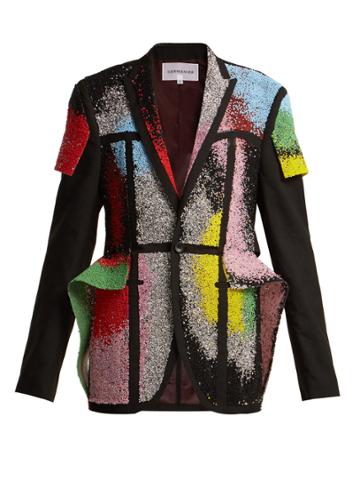 Germanier Bead And Crystal-embellished Blazer
