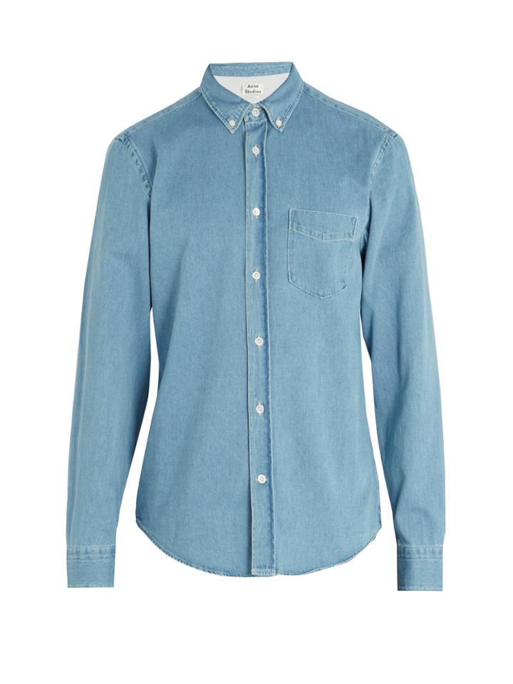 Acne Studios Isherwood Den Cotton-denim Shirt