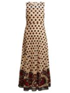 Redvalentino Embroidered Sleeveless Maxi-dress
