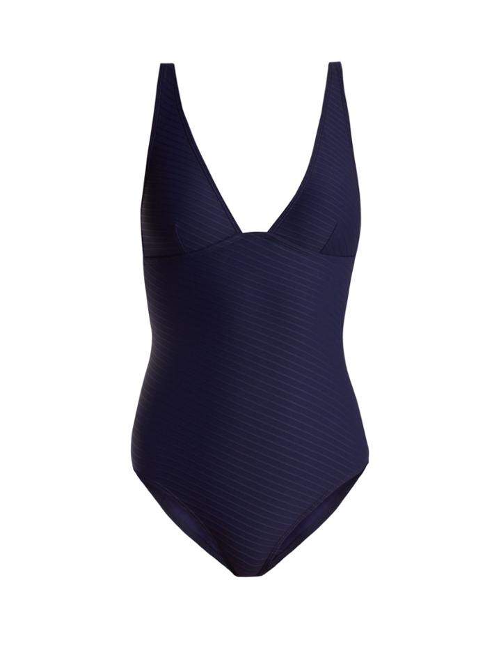 Zimmermann V-neck Ribbed Swimsuit