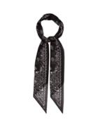 Matchesfashion.com Saint Laurent - Paisley Print Wool Bandana Scarf - Womens - Black