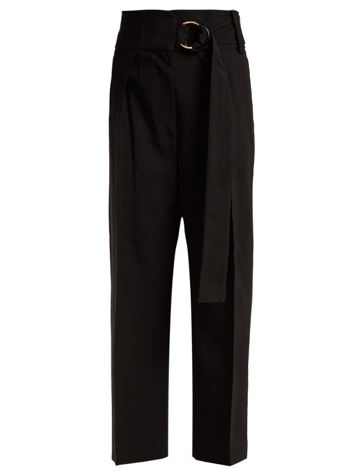 Petar Petrov Herma High-waisted Woven Tailored Trousers