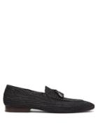 Matchesfashion.com Casablanca 1942 - Cesare Raffia Loafers - Mens - Black