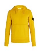 Matchesfashion.com Stone Island - Cotton Jersey Hooded Sweater - Mens - Yellow