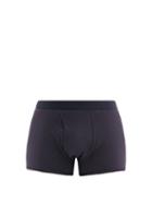 Matchesfashion.com Comme Des Garons Shirt - Cotton-jersey Boxer Briefs - Mens - Navy