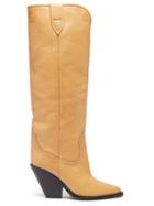 Isabel Marant - Lomero Leather Knee-high Boots - Womens - Tan