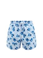Derek Rose - Maui-print Swim Shorts - Mens - Blue Multi