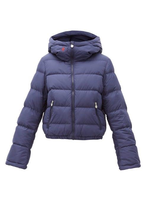 Matchesfashion.com Perfect Moment - Polar Flare Down Filled Ski Jacket - Womens - Navy