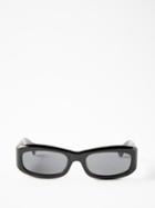 Port Tanger Eyewear - Saudade Square Acetate Sunglasses - Mens - Black