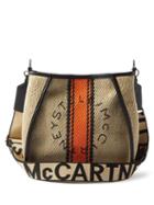 Stella Mccartney - Logo-jacquard Woven Cross-body Bag - Womens - Cream Multi