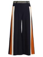 Peter Pilotto High-rise Striped Wool-blend Culottes
