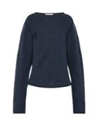 Matchesfashion.com Denis Colomb - Crew Neck Cashmere Sweater - Mens - Blue