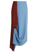 Marni Asymmetric-hem Crepe Midi Skirt