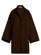 Mafalda Von Hessen Bi-colour Wool Coat
