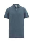 Matchesfashion.com Sunspel - Cotton Jersey Polo Shirt - Mens - Blue