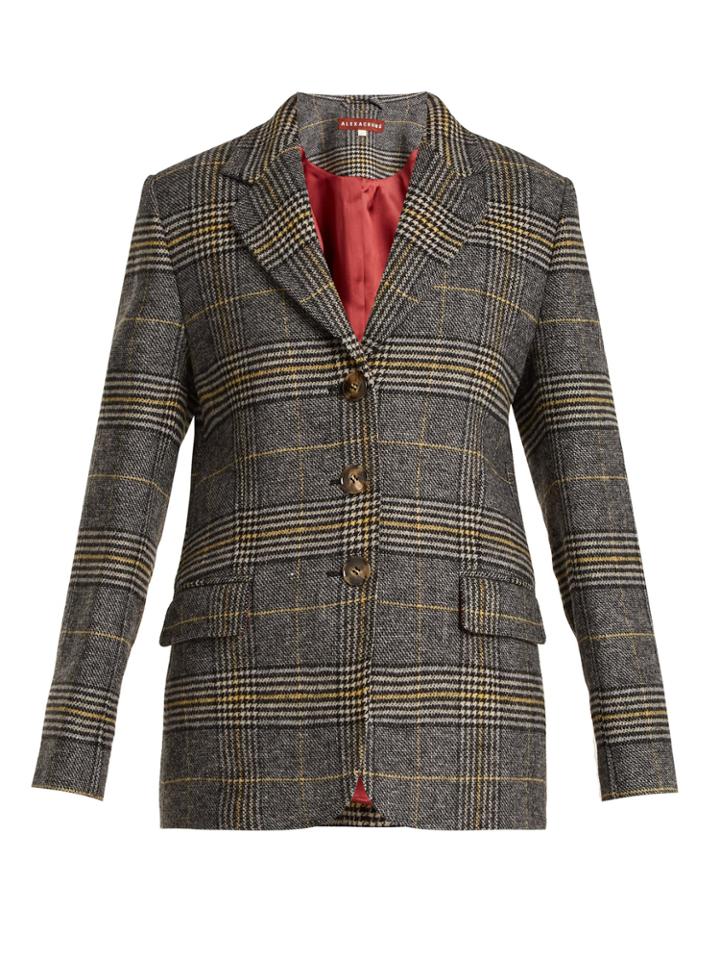 Alexachung Oversized Checked Blazer