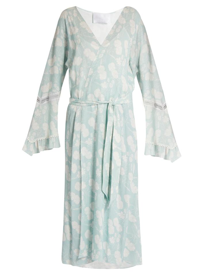 Athena Procopiou A Bohemian Romance Long Crepe Kimono